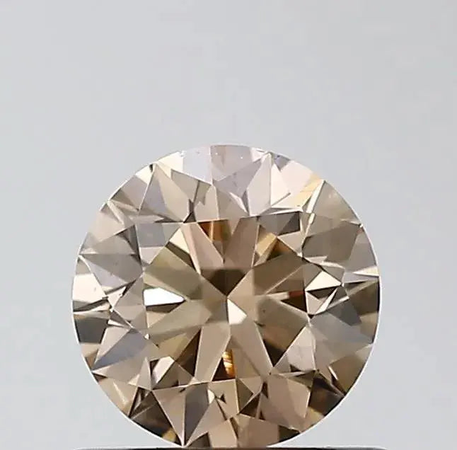0.50ct round natural diamond (colour brown, clarity vs1, cut ex, igi certified) ag & co jewellery