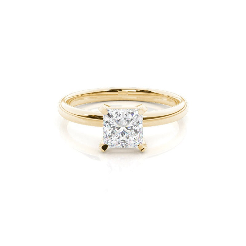 analisa - 4 claw princess solitaire diamond engagement ring ag & co jewellery