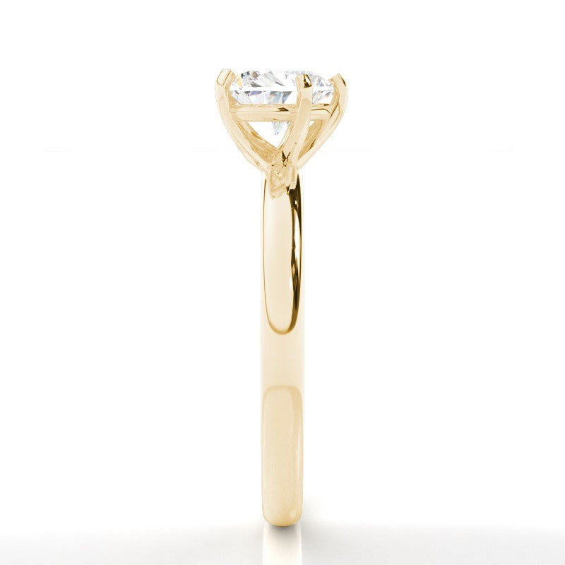 maria - 5 claw heart solitaire diamond engagement ring ag & co jewellery