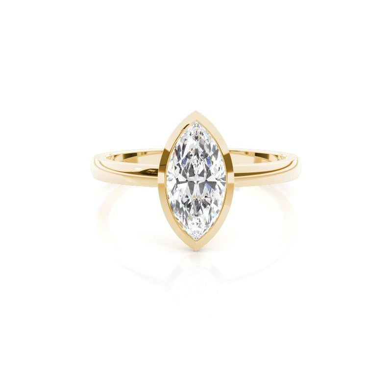 marquise bezel diamond engagement ring ag & co jewellery
