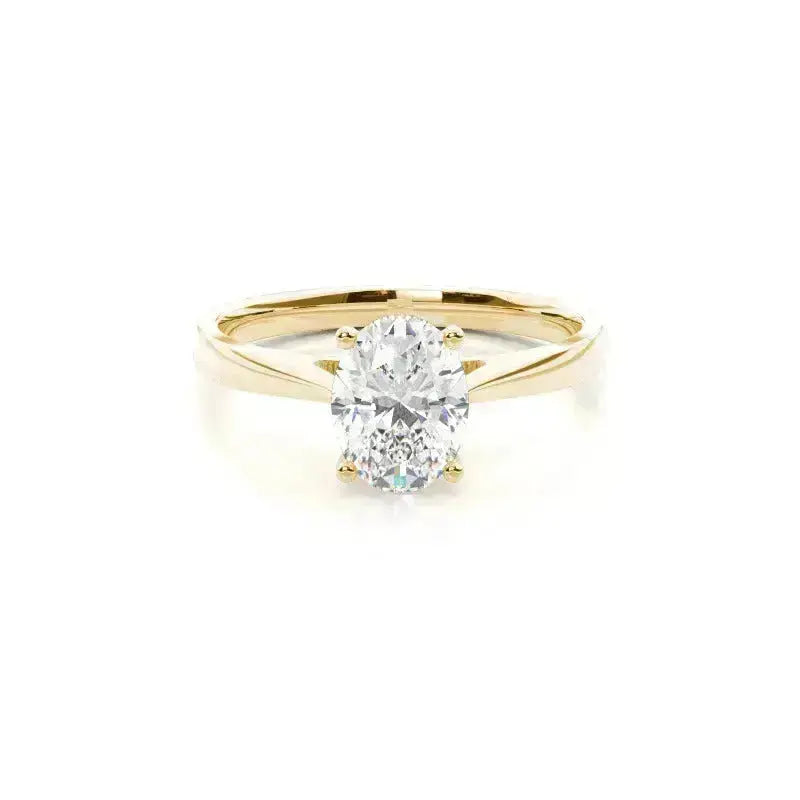 3.00ct solitaire lab grown diamond engagement ring 14k solid gold ag & co jewellery