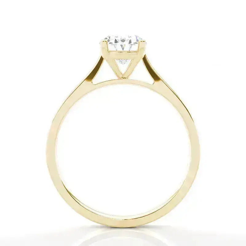 3.00ct solitaire lab grown diamond engagement ring 14k solid gold ag & co jewellery