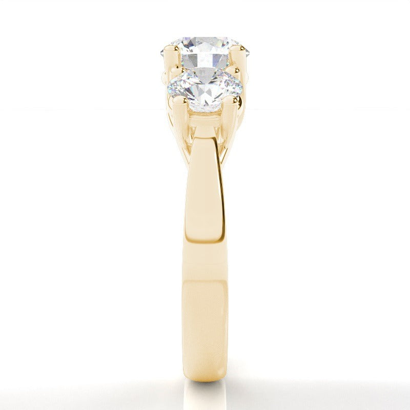 anna - round trilogy diamond engagement ring ag & co jewellery