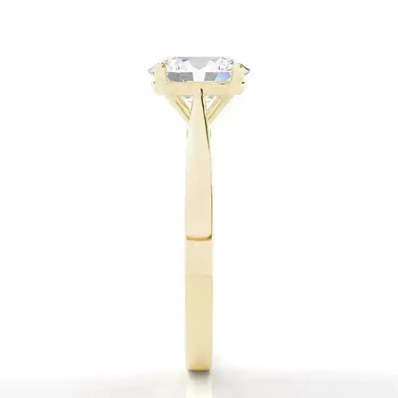 3.00ct solitaire lab grown diamond engagement ring 14k solid gold ag & co jewellery
