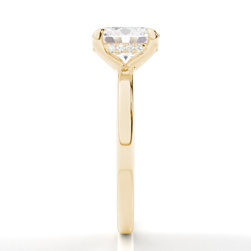 cecilia - classic solitaire setting with hidden halo ag & co jewellery