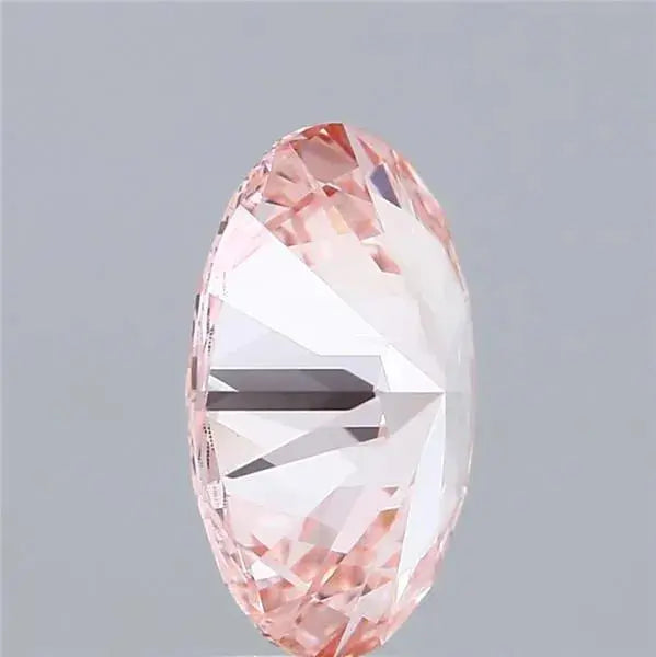 2.55ct oval lab grown diamond (colour fancy vivid pink, clarity vvs2, cut gd, igi certified) - ag & co jewellery