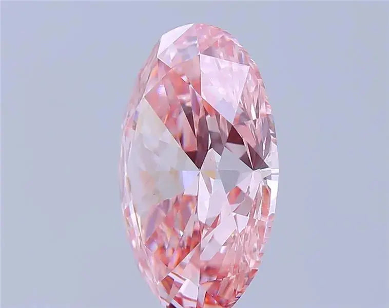 6.02ct oval lab grown diamond (fancy vivid pink, clarity vs1, igi) - ag & co jewellery
