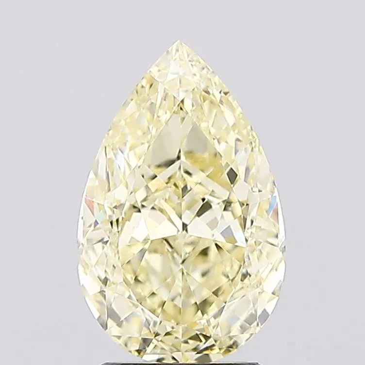 2.51ct pear lab grown diamond (colour fancy yellow, clarity vvs2, igi certified) ag & co jewellery