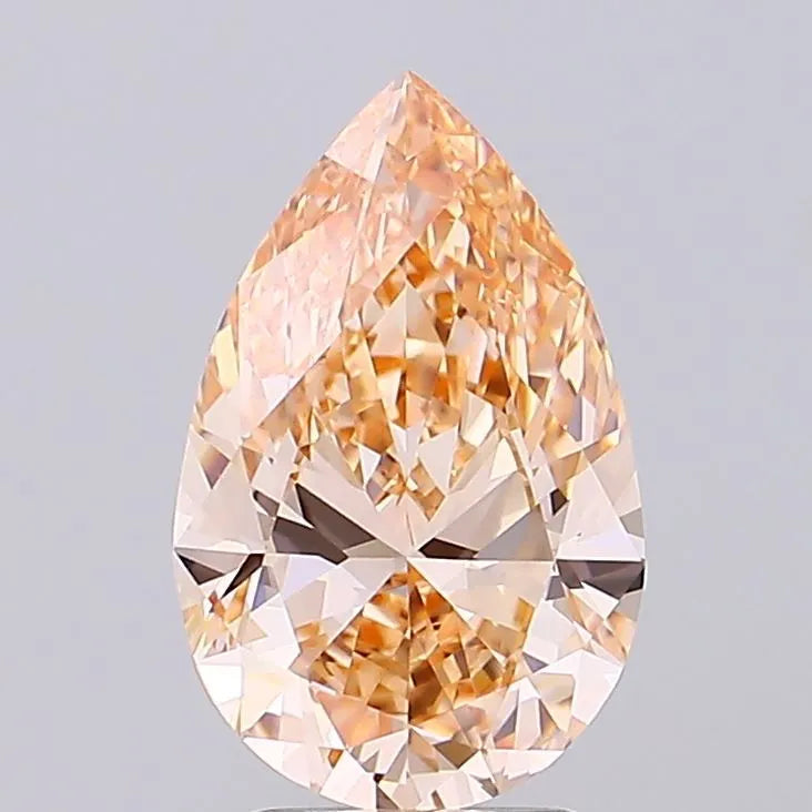 3.03ct pear lab grown diamond (colour fancy intense pink, clarity vs1, igi certified) ag & co jewellery
