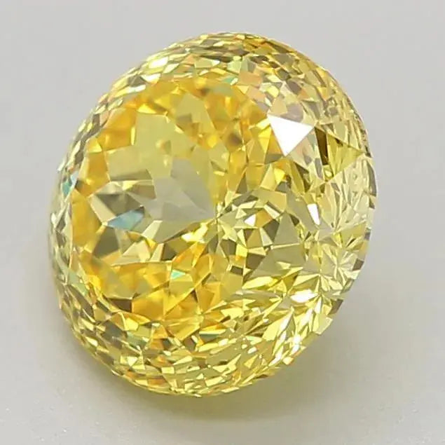 1.05ct portuguese cut lab grown diamond (colour fancy intense yellow, clarity vvs2, igi certified) - ag & co jewellery