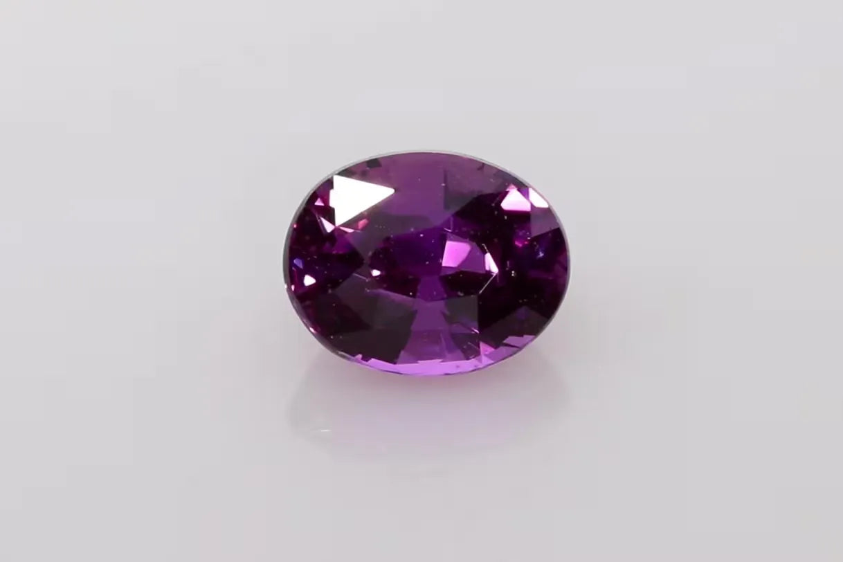 2.03ct oval natural sapphire (colour bicolor, clarity slightly included, cut faceted) ag & co jewellery