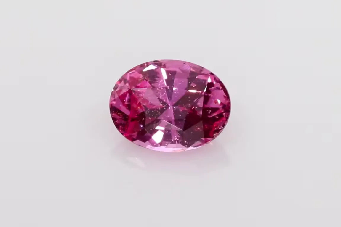 1.52ct oval natural sapphire (colour pink, clarity slightly included, cut faceted) ag & co jewellery