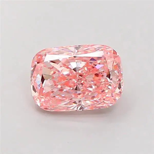 3.00ct cushion modified lab grown diamond (colour fancy vivid pink, clarity vs2, igi certified) - ag & co jewellery