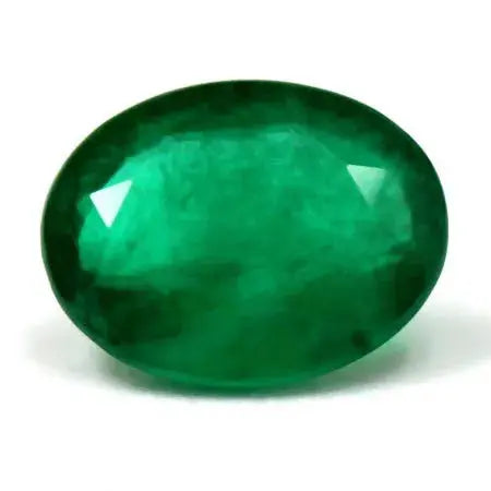 2.89ct oval natural emerald (colour green, clarity slightly included, cut faceted) - ag & co jewellery