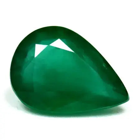 4.69ct pear natural emerald (colour green, clarity slightly included, cut faceted) - ag & co jewellery