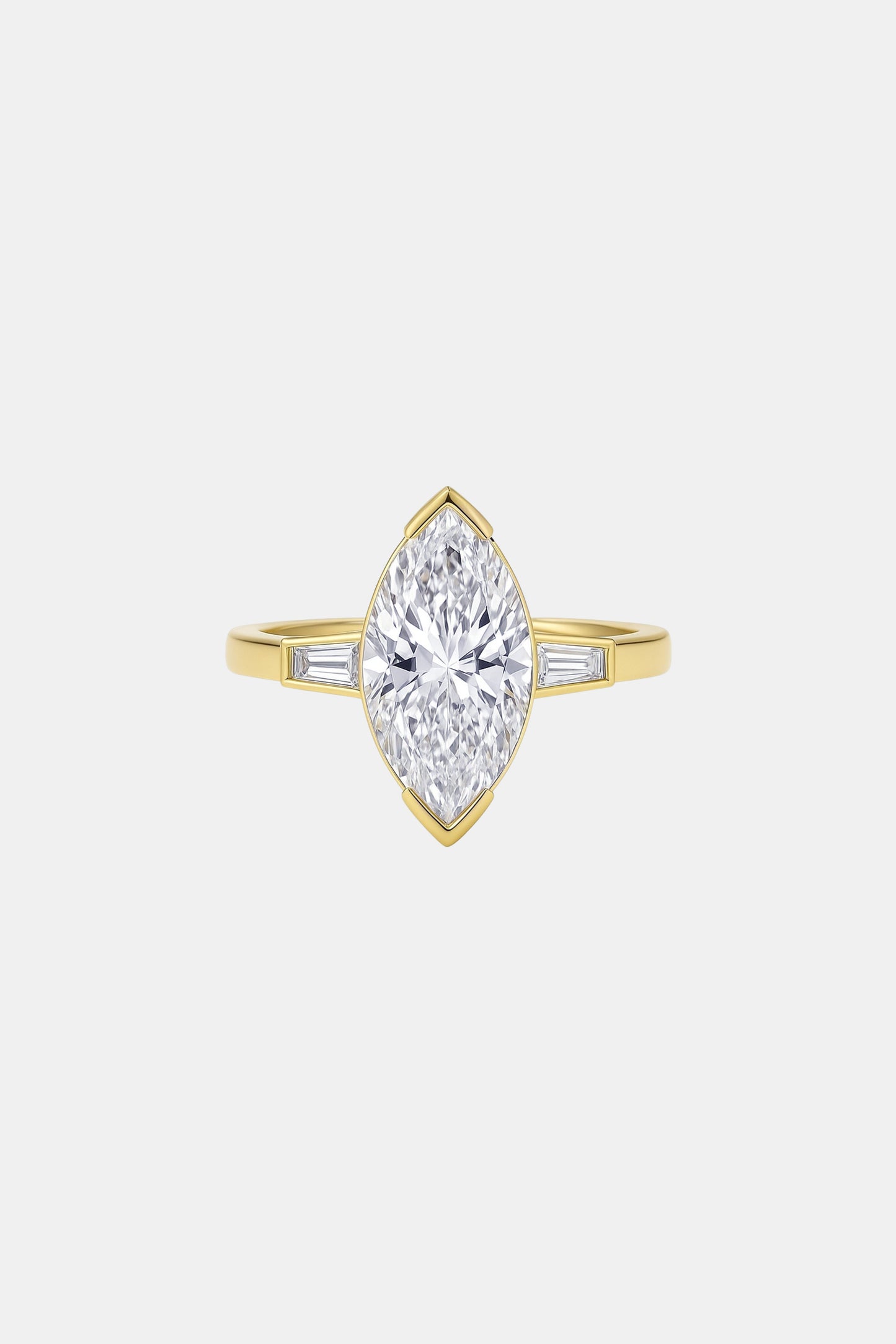 sophie - the trilogy bezel | marquise & tapered baguettes ag & co jewellery
