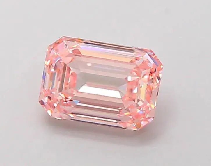 2.00ct emerald lab grown diamond (colour fancy intense pink, clarity vs2, igi certified) - ag & co jewellery
