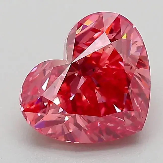 2.03ct heart lab grown diamond (colour fancy vivid pink, clarity vs2, cut gd, igi certified) ag & co jewellery