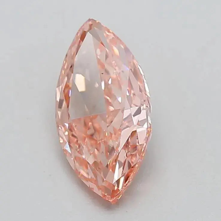 2.12ct marquise lab grown diamond (colour fancy vivid pink, clarity vs2, igi certified) ag & co jewellery