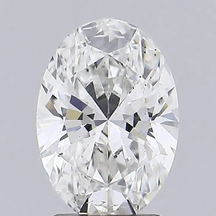 2.18ct oval lab grown diamond (colour g, clarity si1, cut ex, igi certified) ag & co jewellery