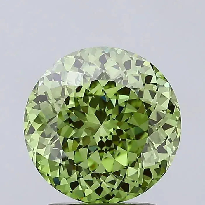 2.64ct portuguese cut lab grown diamond (colour fancy vivid green, clarity vvs2, igi certified) - ag & co jewellery