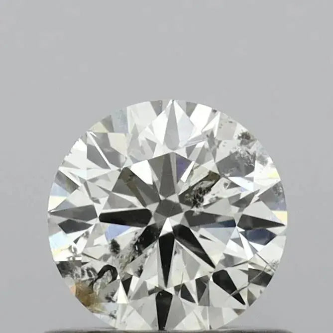 0.53ct round natural diamond (colour j, clarity i1, cut ex, igi certified) - ag & co jewellery