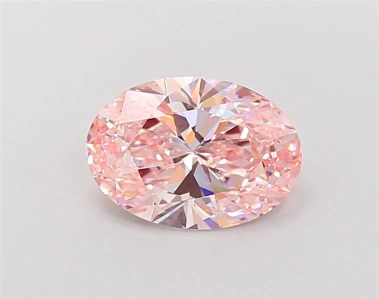 3.03ct oval lab grown diamond (colour fancy intense pink, clarity vs1, igi certified) ag & co jewellery