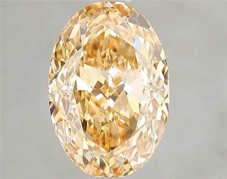 3.01ct oval lab grown diamond (colour fancy intense yellow, clarity vs2, cut gd, igi certified) ag & co jewellery