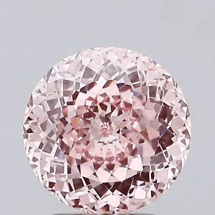 3.09ct portuguese cut lab grown diamond (colour fancy intense pink, clarity vvs2, igi certified) - ag & co jewellery