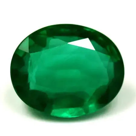 2.48ct oval natural emerald (colour green, clarity slightly included, cut faceted) - ag & co jewellery