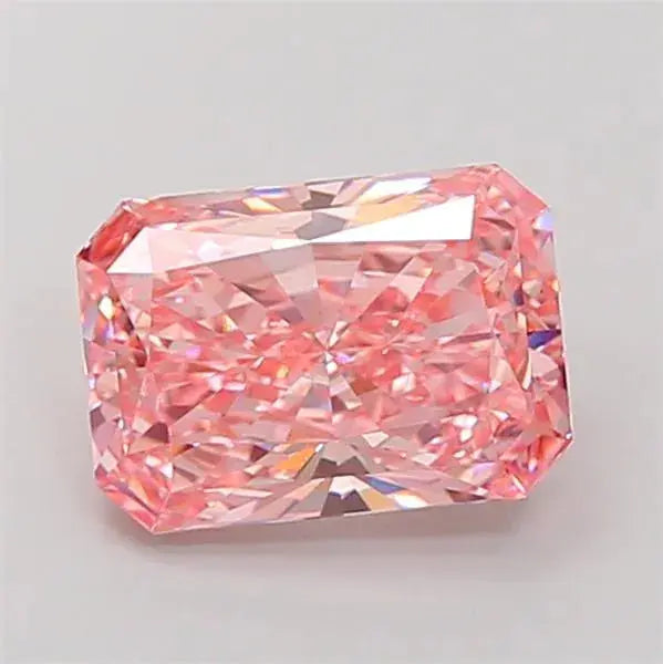 4.01ct radiant lab grown diamond (colour fancy vivid pink, clarity vs1, igi certified) - ag & co jewellery