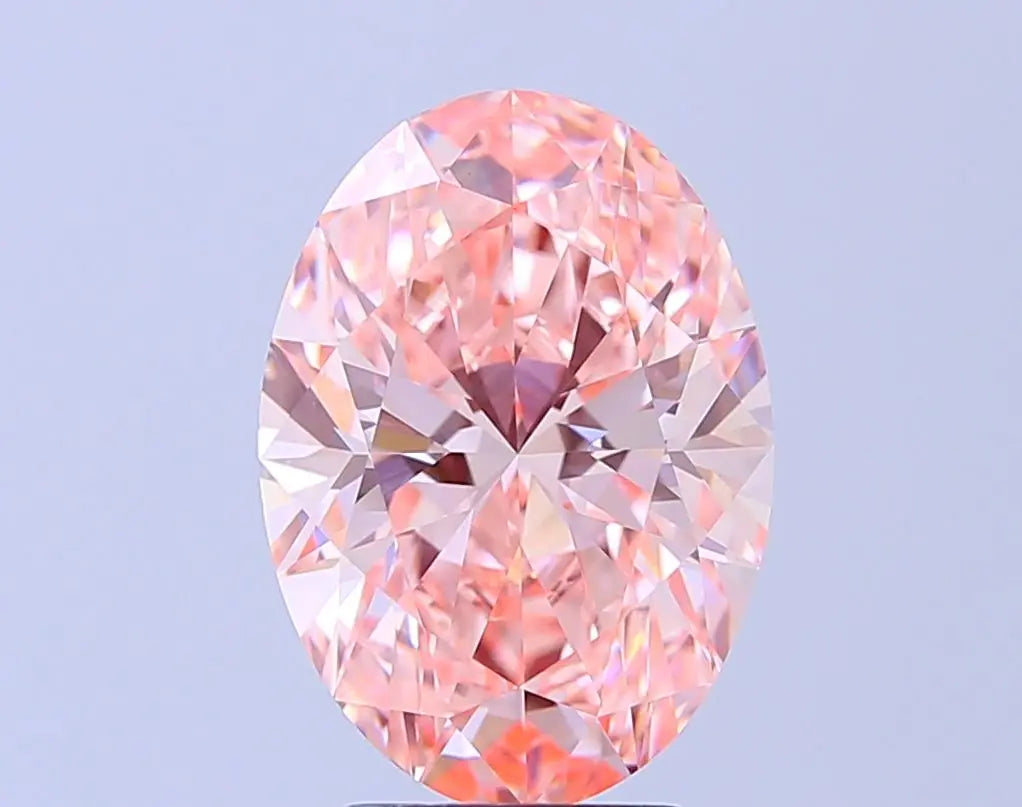 4.09 carat oval cut fancy pink ag & co jewellery