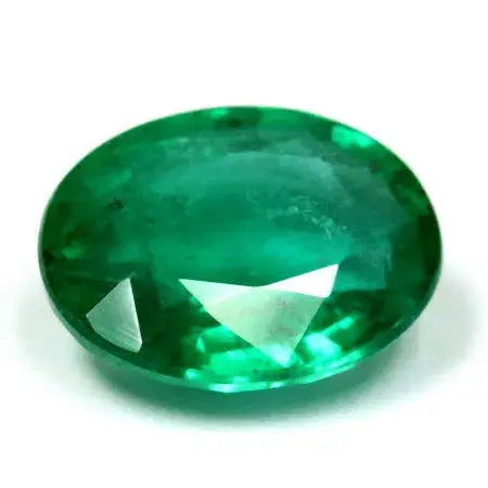 3.78ct oval natural emerald (colour green, clarity slightly included, cut faceted) - ag & co jewellery