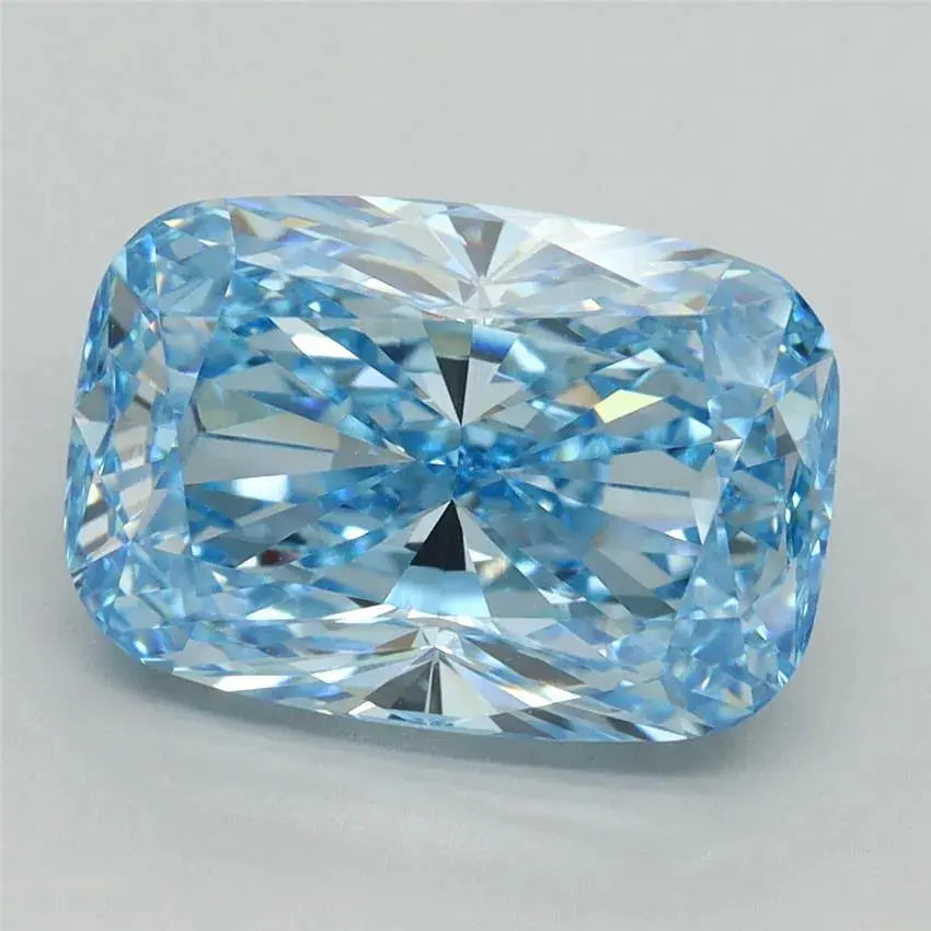 5.06ct cushion brilliant lab grown diamond (colour fancy vivid blue, clarity vs1, igi certified) - ag & co jewellery