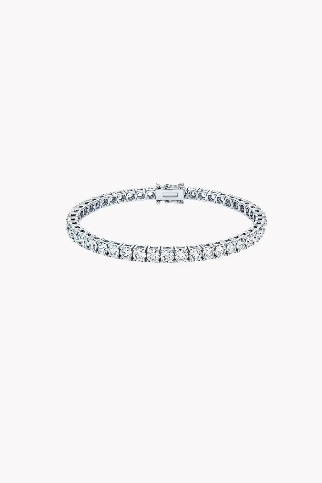 7.16ct lab-grown diamond tennis bracelet in 10k gold ag & co jewellery