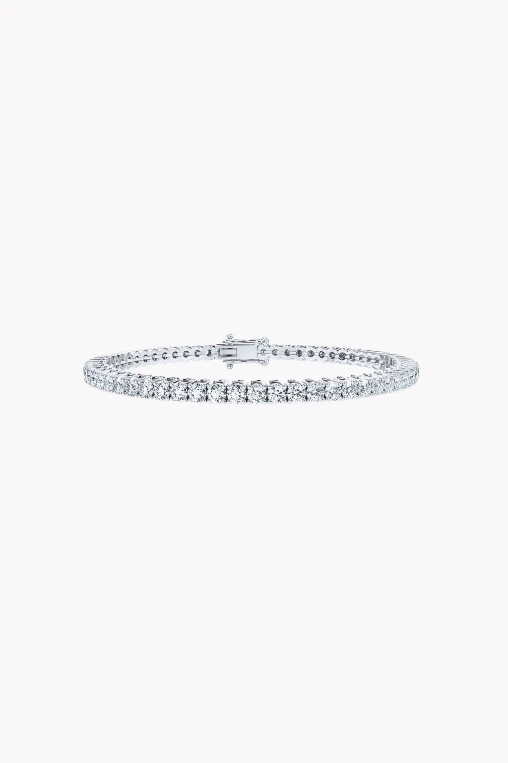 7.16ct lab-grown diamond tennis bracelet in 10k gold ag & co jewellery