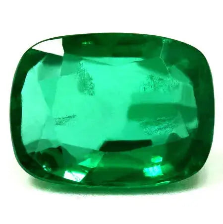 4.49ct cushion natural emerald (colour green, clarity slightly included, cut faceted) - ag & co jewellery