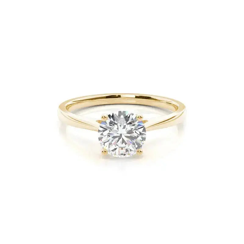 3.00ct solitaire lab grown diamond engagement ring 14k solid gold ag & co jewellery