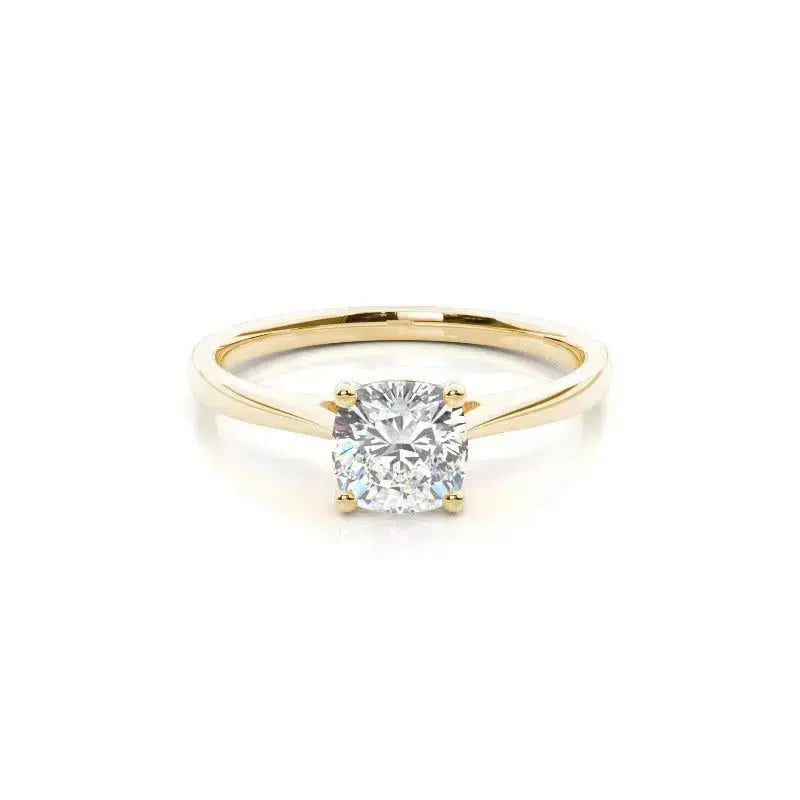 3.00ct solitaire lab grown diamond engagement ring 14k solid gold ag & co jewellery