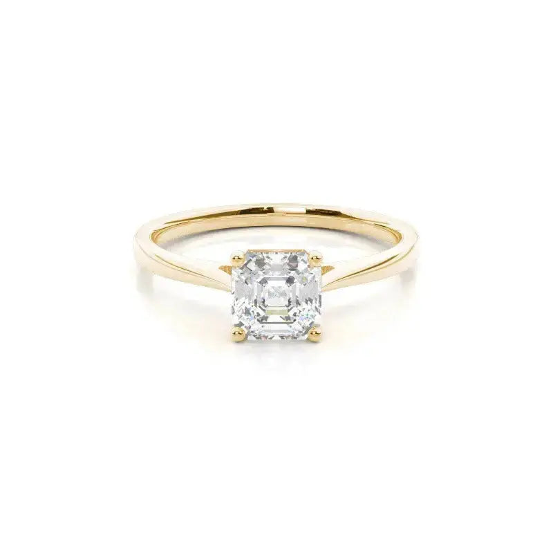 3.00ct solitaire lab grown diamond engagement ring 14k solid gold ag & co jewellery