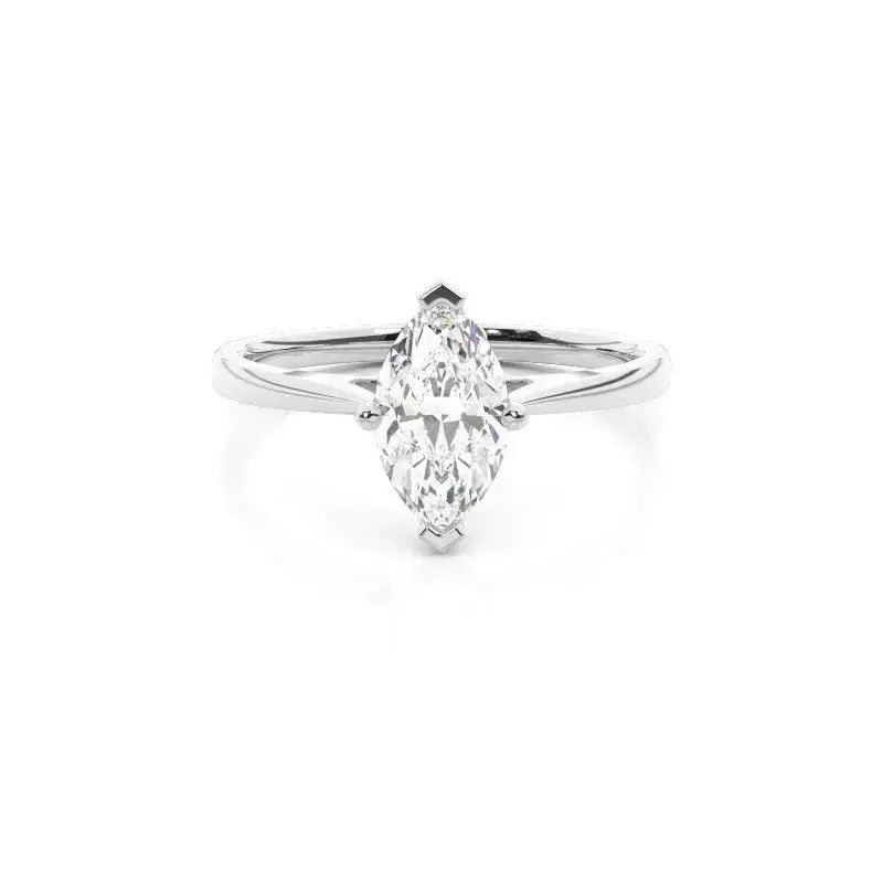 3.00ct solitaire lab grown diamond engagement ring 14k solid gold ag & co jewellery