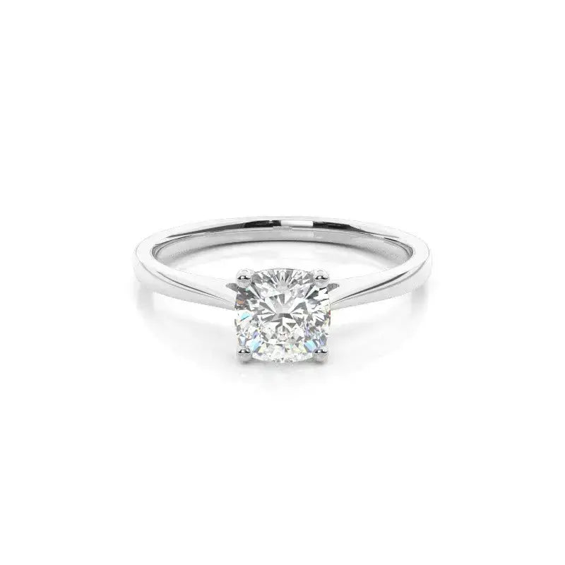 3.00ct solitaire lab grown diamond engagement ring 14k solid gold ag & co jewellery