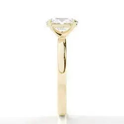 4.00ct oval lab grown diamond solitaire engagement ring in 14k gold ag & co jewellery