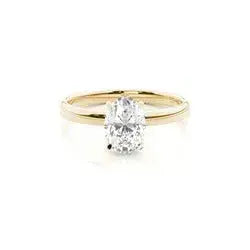 4.00ct oval lab grown diamond solitaire engagement ring in 14k gold ag & co jewellery