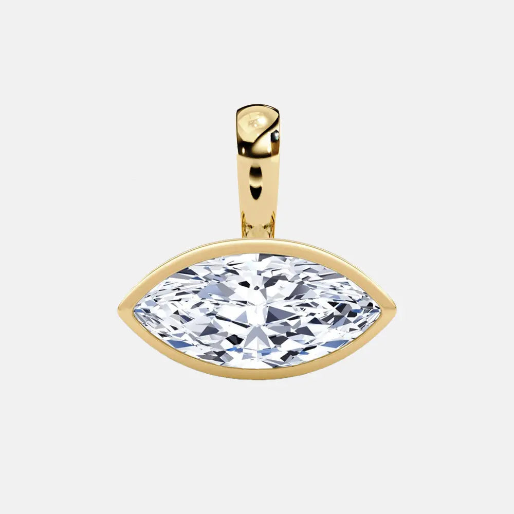 marquise bezel pendant ag & co jewellery