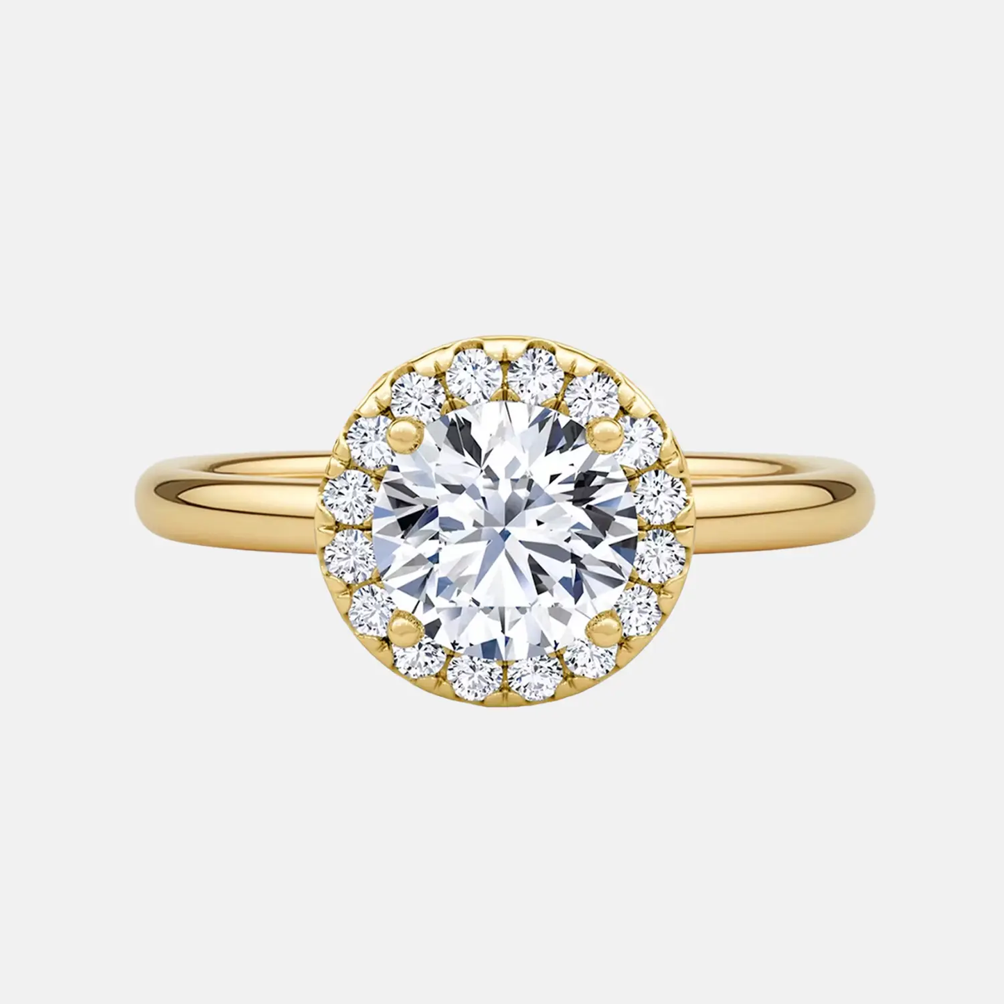 monique - halo cathedral ring ag & co jewellery