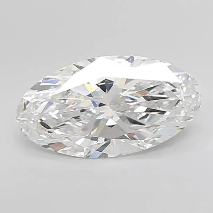 moval lab grown diamond elongated oval 4.00ct, d, vvs2, igi certified - ag & co jewellery