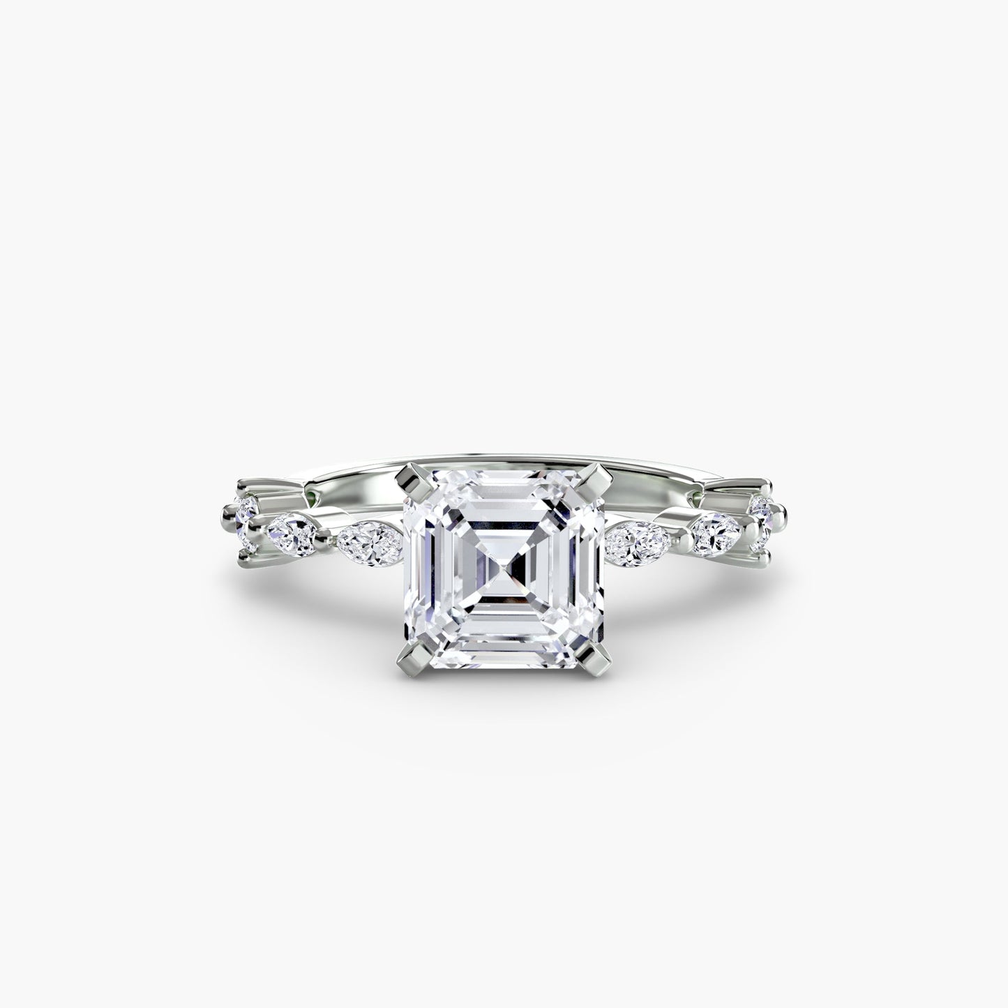 solitaire with eternity pavé ag & co jewellery
