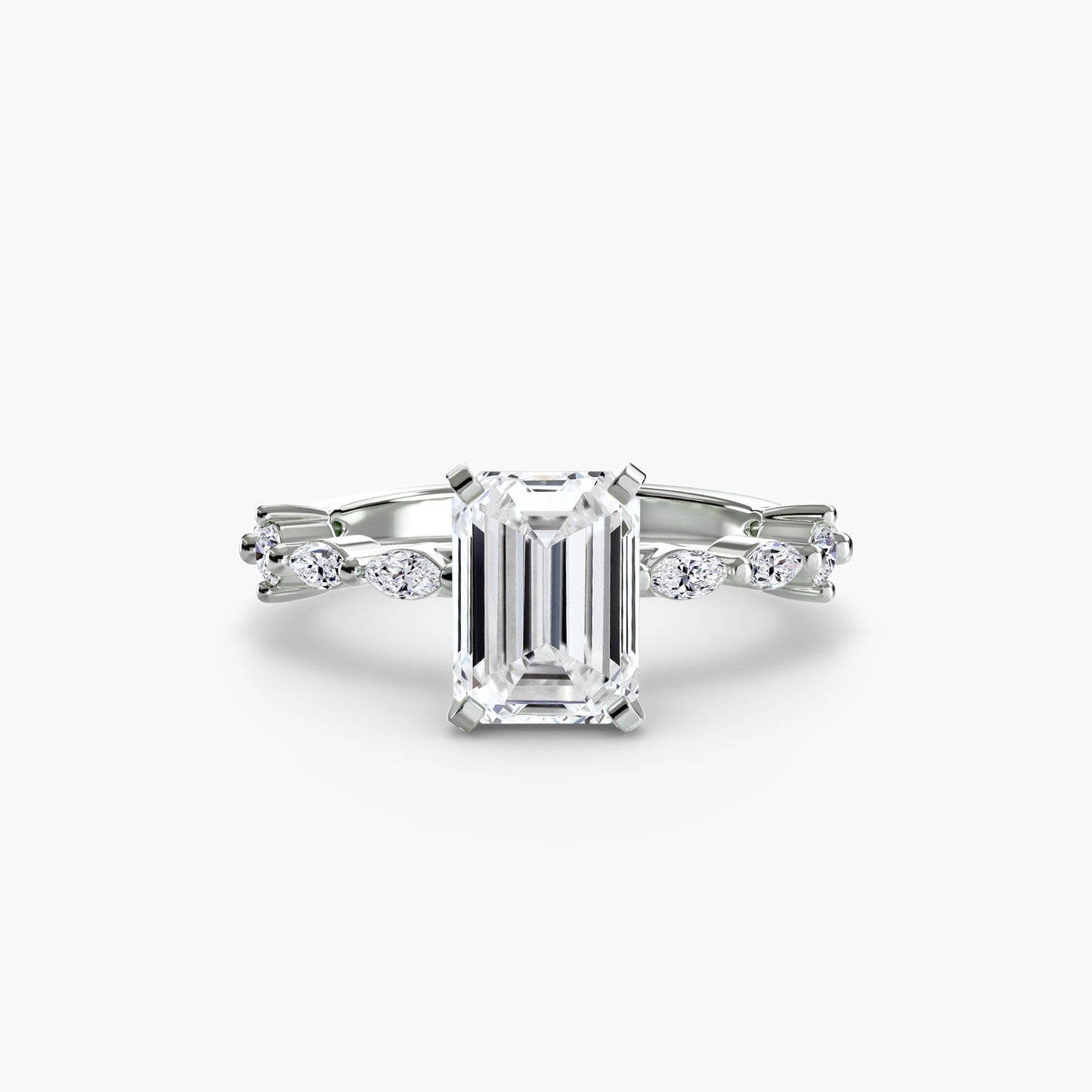 solitaire with eternity pavé ag & co jewellery