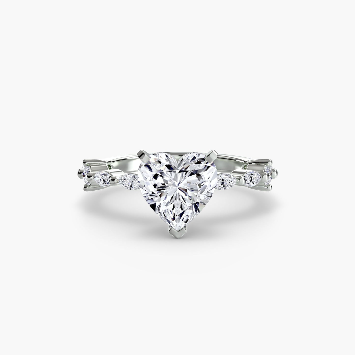 solitaire with eternity pavé ag & co jewellery